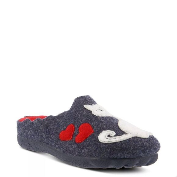 Spring Step, Flexis Penelopie Indoor Outdoor Slipper, Woman’s, Navy, 40/9, NWT - Picture 4 of 13